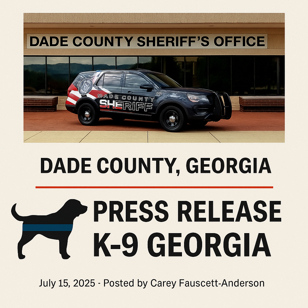 k-9 Georgia Press Release