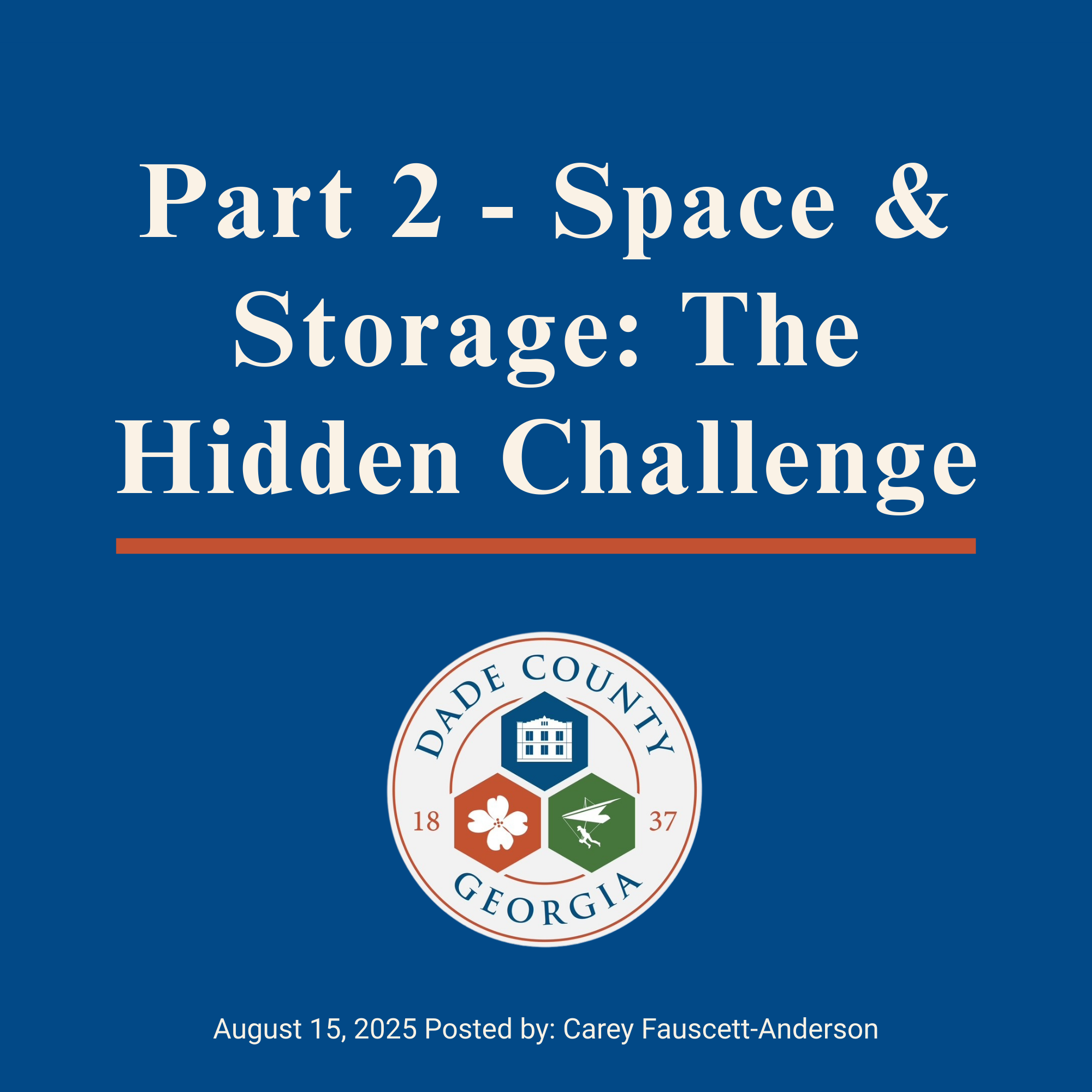 Part 2 - Space and Storage the Hidden Challenge