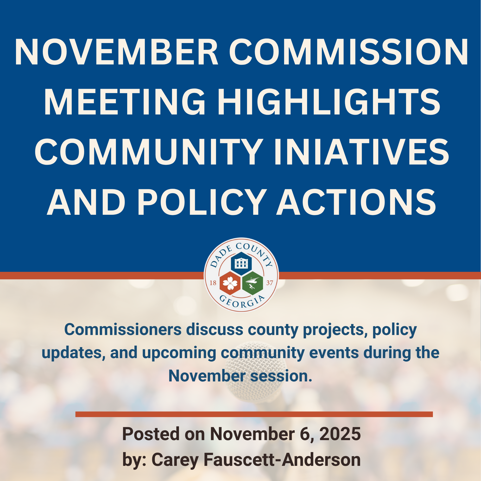 November Commission Meeting Recap